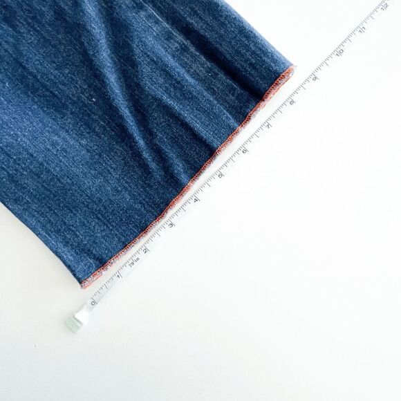 Carhartt Womens Denims Jeans Cropped Pants Casual Flared Blue Wash Size 10 - Picture 10 of 10